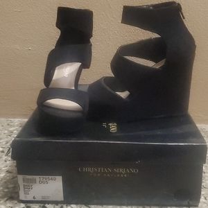 New Christian Siriano black platforms